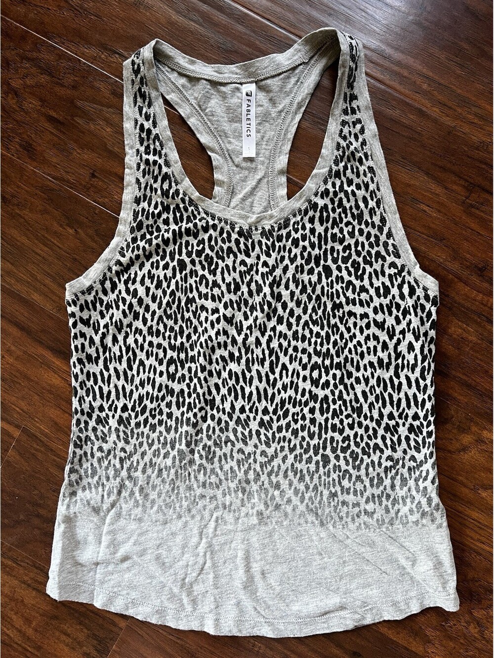 Fabletics Tank Top Women’s Size Small Cheeta Print Athletic Workout